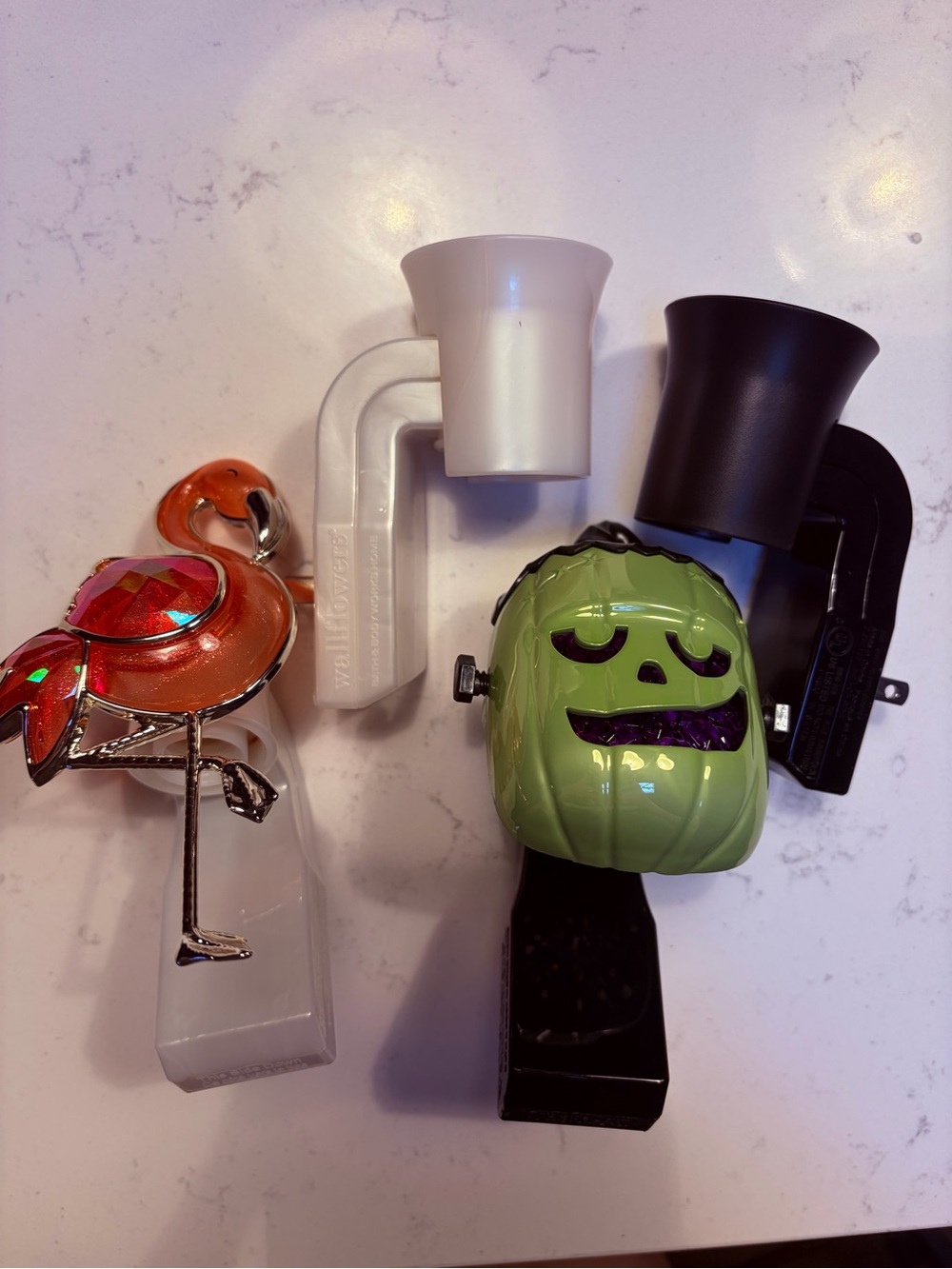 Set of Four Bath & Body Works Wallflowers Nightlights